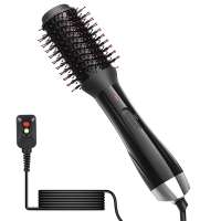 Best Seller Electric Hair Straightener Brush Blow Dryer Brush Hair Dryer Wall Mounted One Step Hot Air Hair Dryer Brush