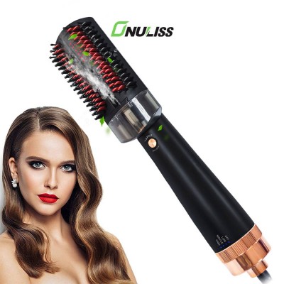 Top Seller 2021 Professional Salon Super Sonic Hair Straightener One Step Hair Dryer Hot Air Brush Hot Air Brush