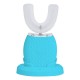 Automatic Electric Toothbrush 4 Modes 360 Degrees U Type Intelligent Tooth Brush USB Charging Tooth Whitening Blue Light